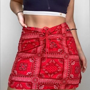 Zoey Beth Red Bandana Skort. (Size M)